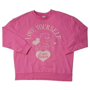 Character Women's Valentine's Day Crew Neck Sweatshirt - Carebears